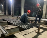 垂直水冷壁管片（8m）|φ32×8mm，截距62.5mm，5連根，總長8m|15CrMoG